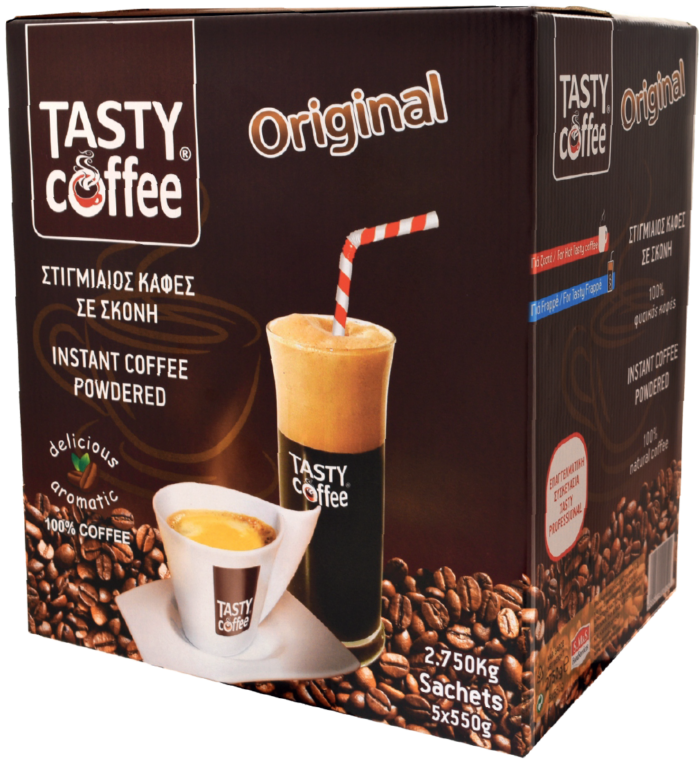 Tasty Coffee Original instant coffee 2750gr (5x550gr)
