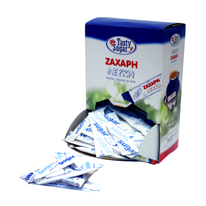 Λευκή Ζάχαρη Σε Στικ 4gr (170 τμχ)