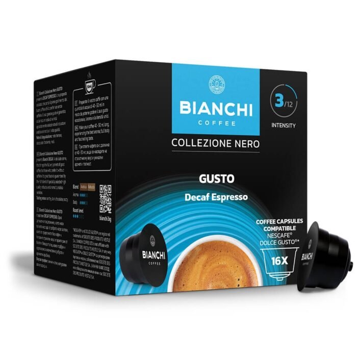 Bianchi collezione nero gusto decaf