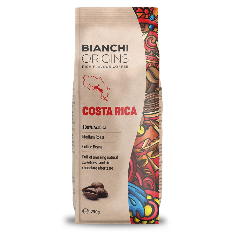 Bianchi origins costa rica medium roast 250gr Bianchi origins costa rica medium roast 250gr